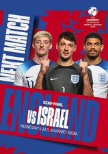 ISRAEL v ENGLAND 5 July 2023  EURO-2023 U21 SEMI FINAL FAN 12 pages
