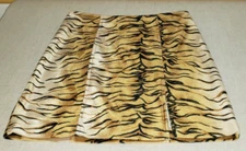 VINTAGE BOUTIQUE EUROPA FUZZY TIGER ANIMAL PRINT MINI SKIRT SIZE 12