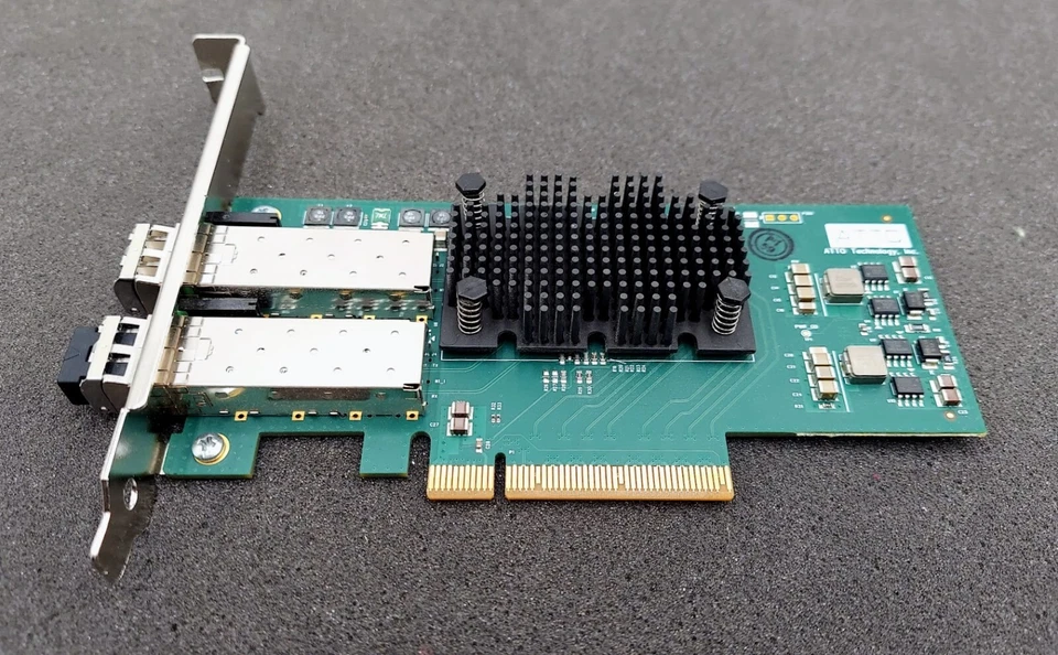 ATTO FF-NS12 FastFrame NS12 Dual-Port 10GbE SFP+ PCIe 2.0 NIC FFRM-NS12-000 - Image 2 of 4