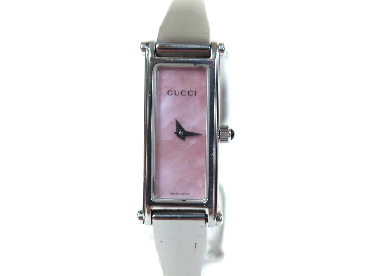 GUCCI 1500L Mother of Pearl Dial Stainless Steel Ladies Watch
