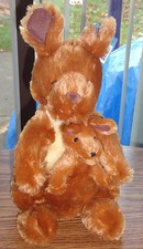Kangaroo Plush with Baby Brand New