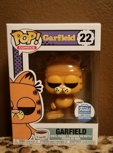 funko garfield with mug