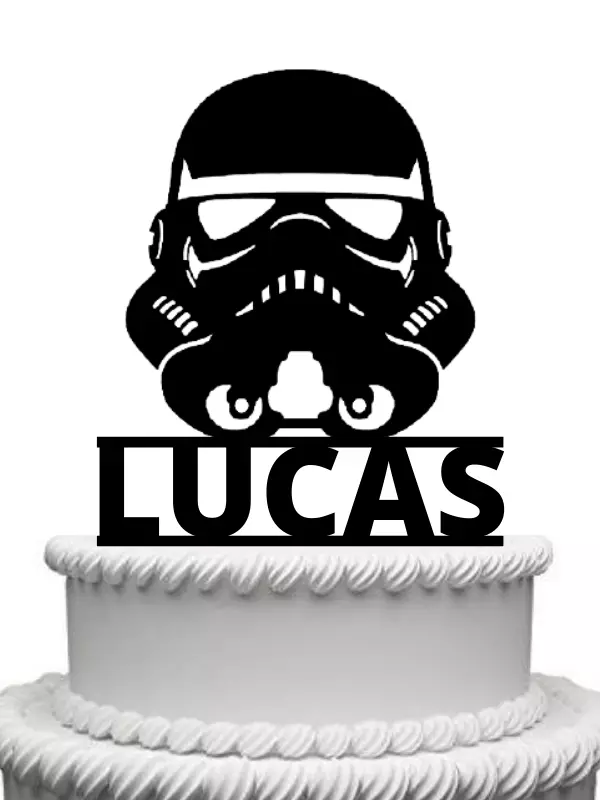 Storm trooper cake topper deals