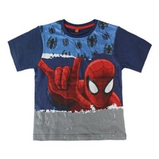 Spiderman Niños Camiseta Algodón