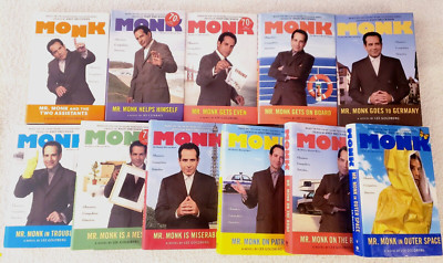 Big Lot 11 Lee Goldberg HC All Monk Book Mr. Monk is a Mess/in Trouble...