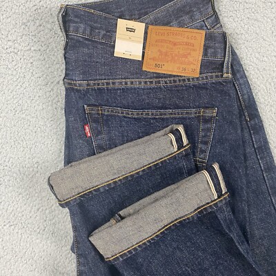 Levis 501XX Jeans Mens 36x32 (Fits 37x33) Premium Red Line Selvedge Big E IRR