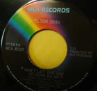 ELTON JOHN - Don't Let The Sun Go Down On Me - 45rpm Vinyl Record