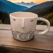 Faces Collection Coffee Mug Tea Cup 3D Face Abstract Art Face Uneven
