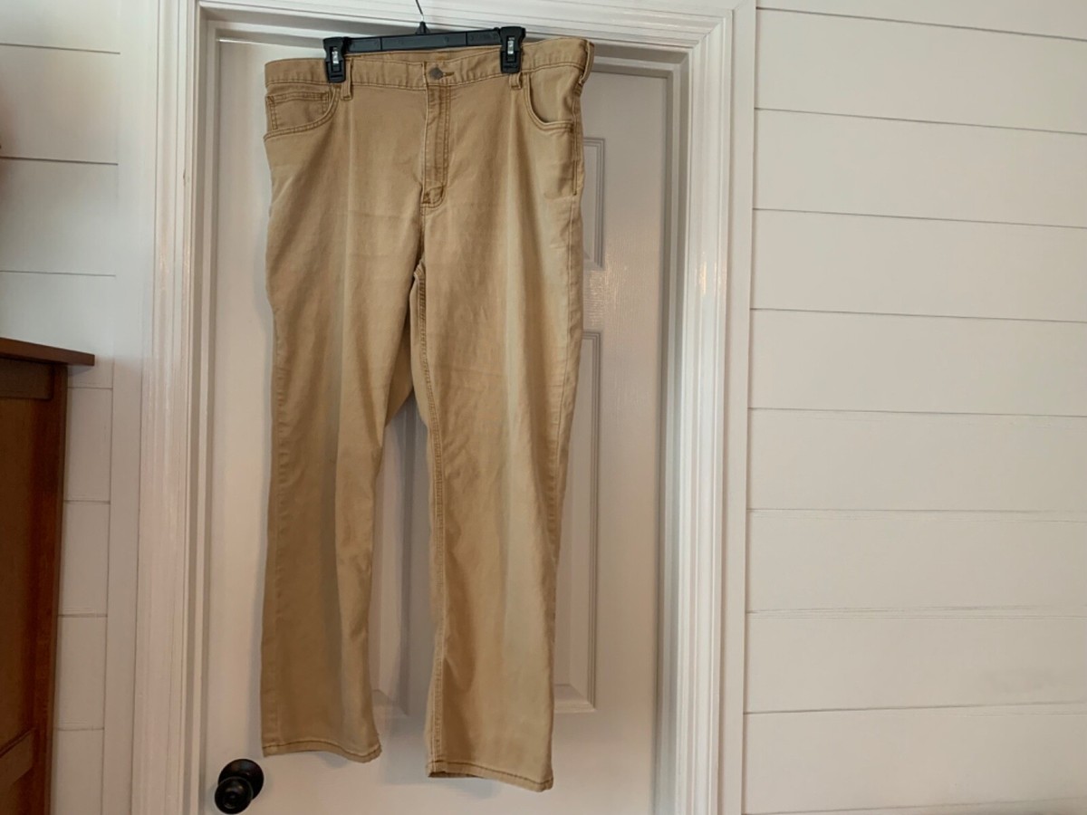 Carhartt Mens Relaxed Fit Rugged Flex 6 Pocket Pants 40x30 Tan 