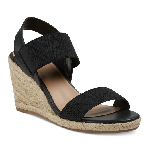 elastic espadrille sandals