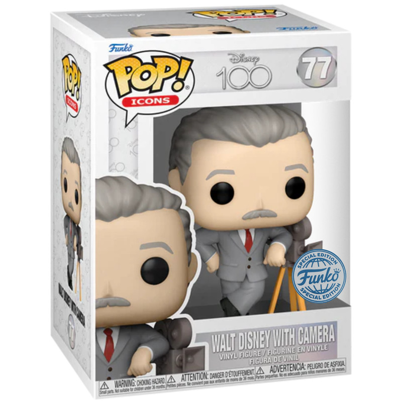 Disney 100 - Walt Disney with Camera (Special Edition) #77 - Funko Pop! Vinyl