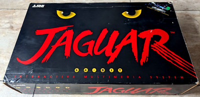 NEUWERTIG SAMMLERSTÜCK ! ATARI Jaguar Konsole 2x Spiele