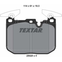 Textar 2502807 Bremsbelagsatz FüR BMW X2 1 2 I8 X1 I12 I15 F39 F40 F44 F48