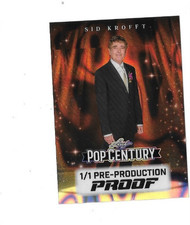 2026 Leaf Metal Pop Century Sid Krofft ORANGE PREPRODUCTION PROOF 1/1