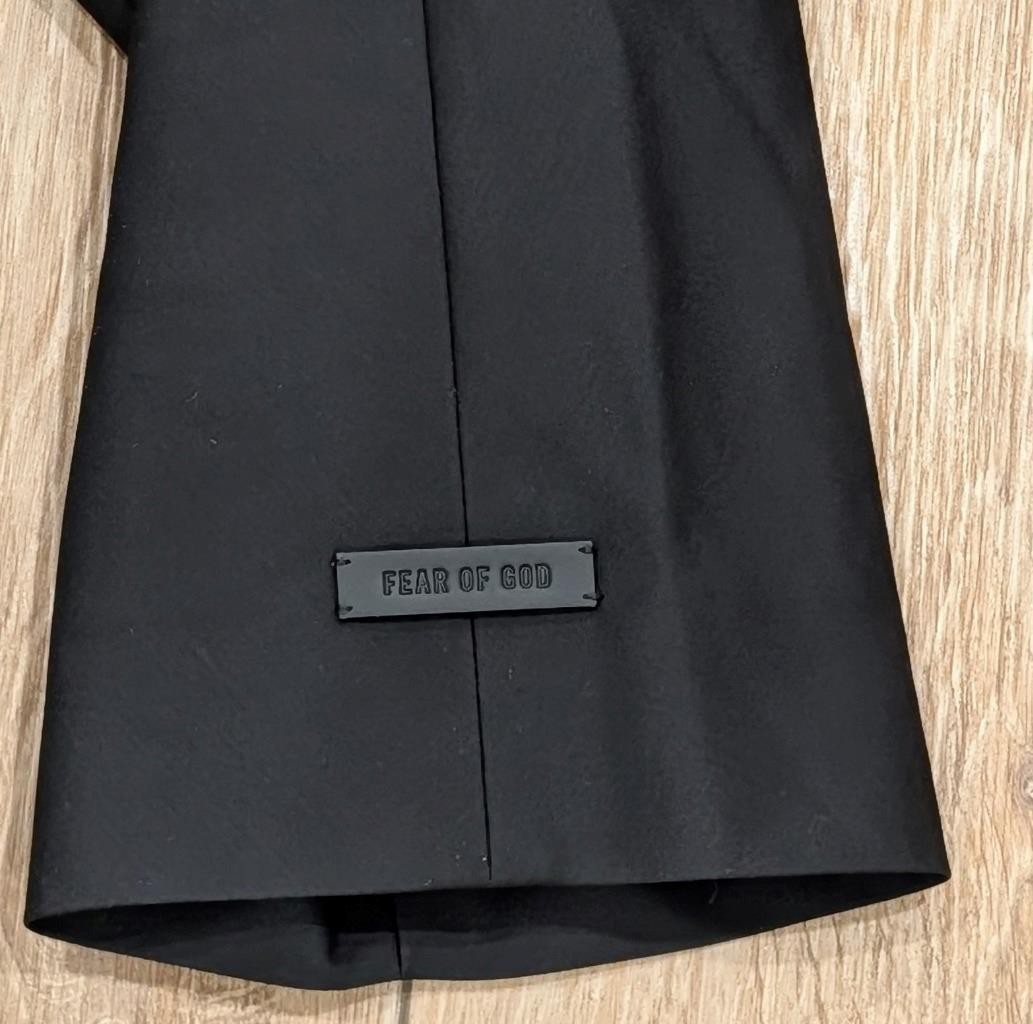 $1995 Mens FEAR OF GOD Nylon/Wool Car Coat Black Medium thumbnail 3