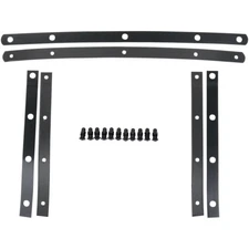 Memphis Shades Fats Windshield Hardware Straps - Black MEM0915