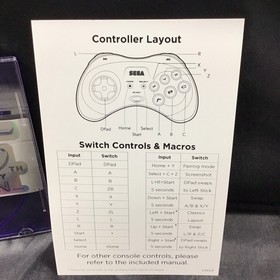 Sega Saturn Retro-bit Wireless Bluetooth Controller - Slate Grey (RARE FIND)