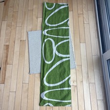 Angela Adams Portland Maine GreenTable Runner MidCentury Modern Cotton