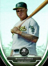 2013 Bowman Platinum - Prospects (RC) #BPP71 Micheal Choice.