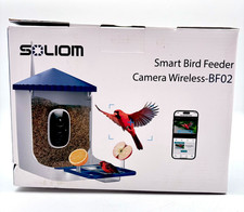 NEW Soliom Smart Bird Feeder Camera Wireless - BF02 1.8L Capacity 