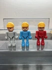 Vintage Playmobil Construction worker Figures 1980s E3