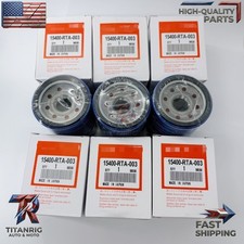 6x For Honda Oil Filters Wgaskets Made In Japan 15400-plm-a02 Rta-003 Us Ship