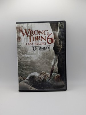2014 Wrong Turn 6 Last Resort Unrated DVD Widescreen Acceptable Condition 