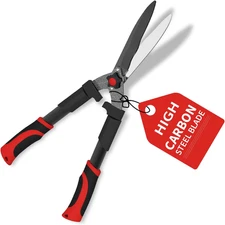 23-Inch Hedge Shears, Ultra Sharp Handheld Garden Clippers, Heavy Duty Garden Sh