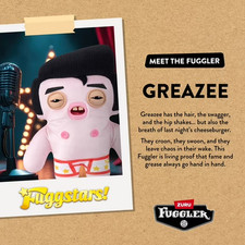 Zuru Fuggler Fugg Stars Greazee Pink 9 Inch Plush Toy