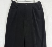 Vintage Talbots Pants 6 Black High Rise Microfiber 5 Pocket Womens