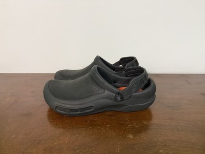 Crocs Bistro Pro LiteRide Work Clogs - Black 205669, Mens Size 11 Slip Resistant