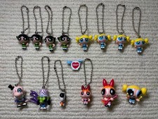 Powerpuff Girls Powerpuff Keychain Figure Vintage Bulk Sale 15 Piece Set