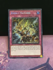 Evenly Matched RA01-EN074 Secret Rare 1st Ed NM