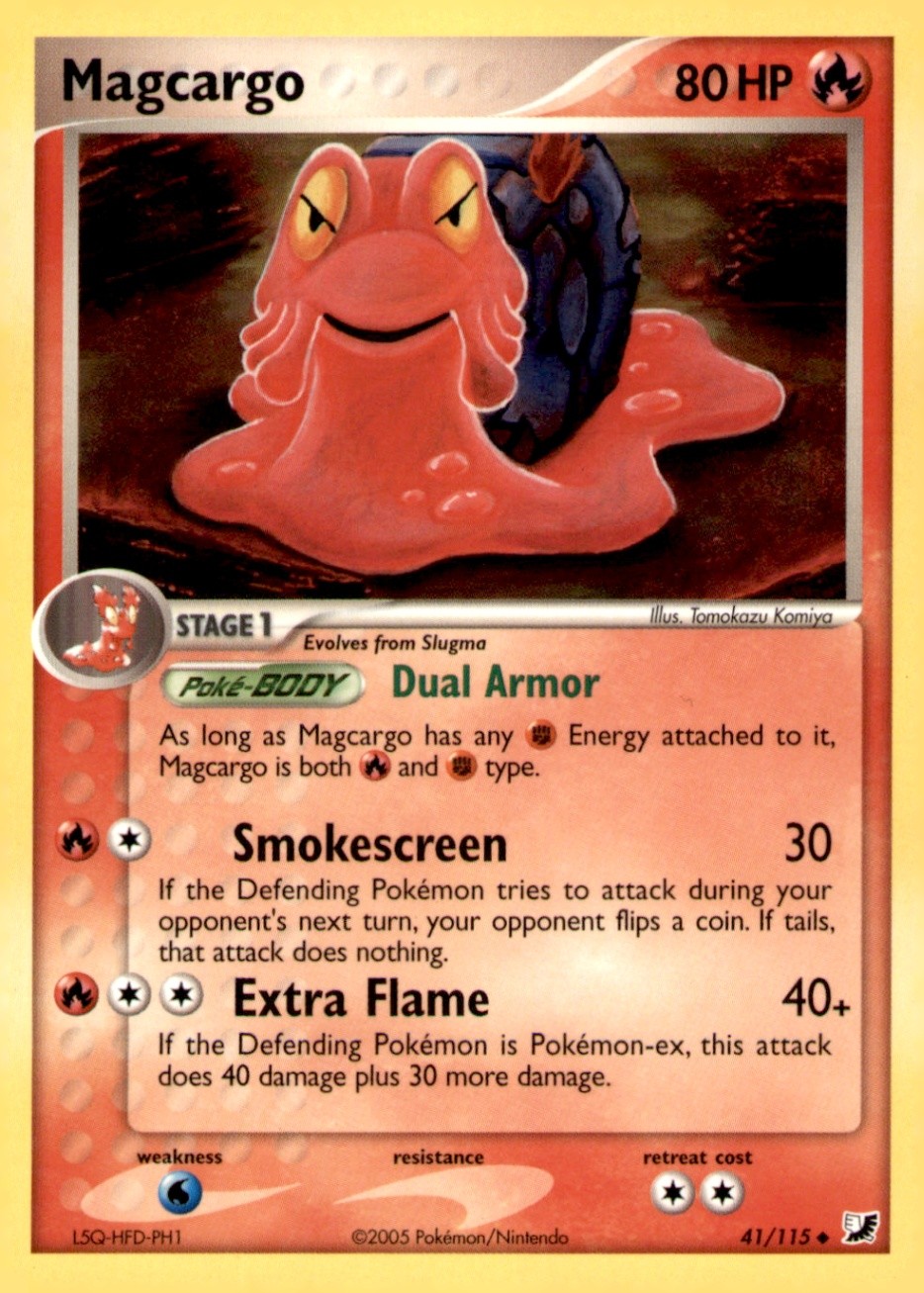 Magcargo Uncommon Unseen Forces 41/115 NM