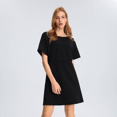 Women Short Sleeve Mini A-Line Dress - A New Day