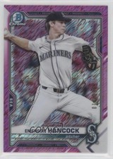 2021 Bowman Chrome Prospects Fuchsia Shimmer Refractor /199 Emerson Hancock 6fs