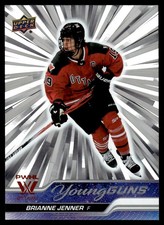 Brianne Jenner Rookie Silver Outburst RC Card #55 2024-25 Upper Deck PWHL Young