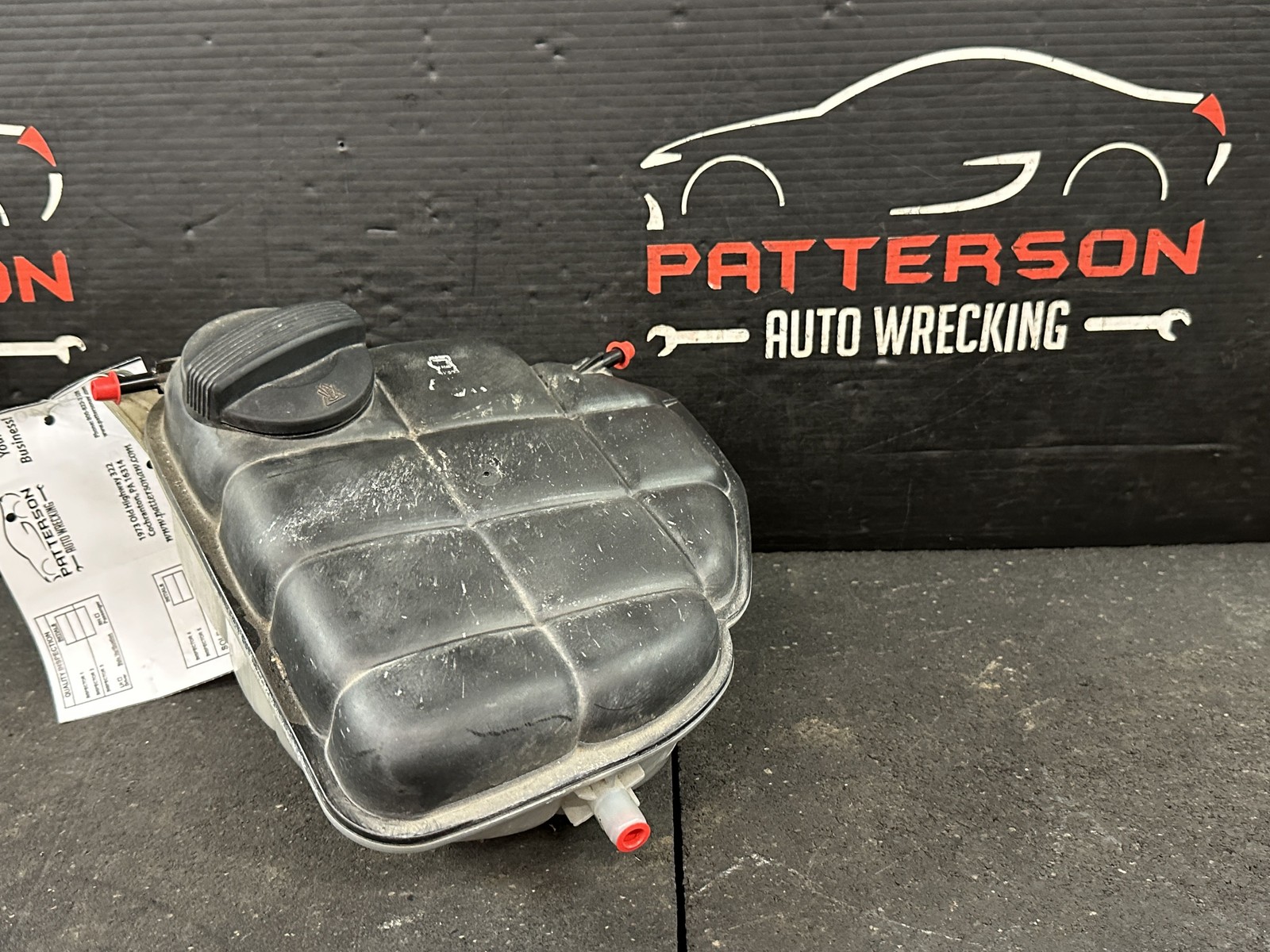 03-12 BENTLEY CONTINENTAL COOLANT RESERVOIR OVERFLOW EXPANSION TANK OEM