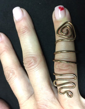 VINTAGE SOLID COPPER ADJUSTABLE RING OS FITS MOST NEW