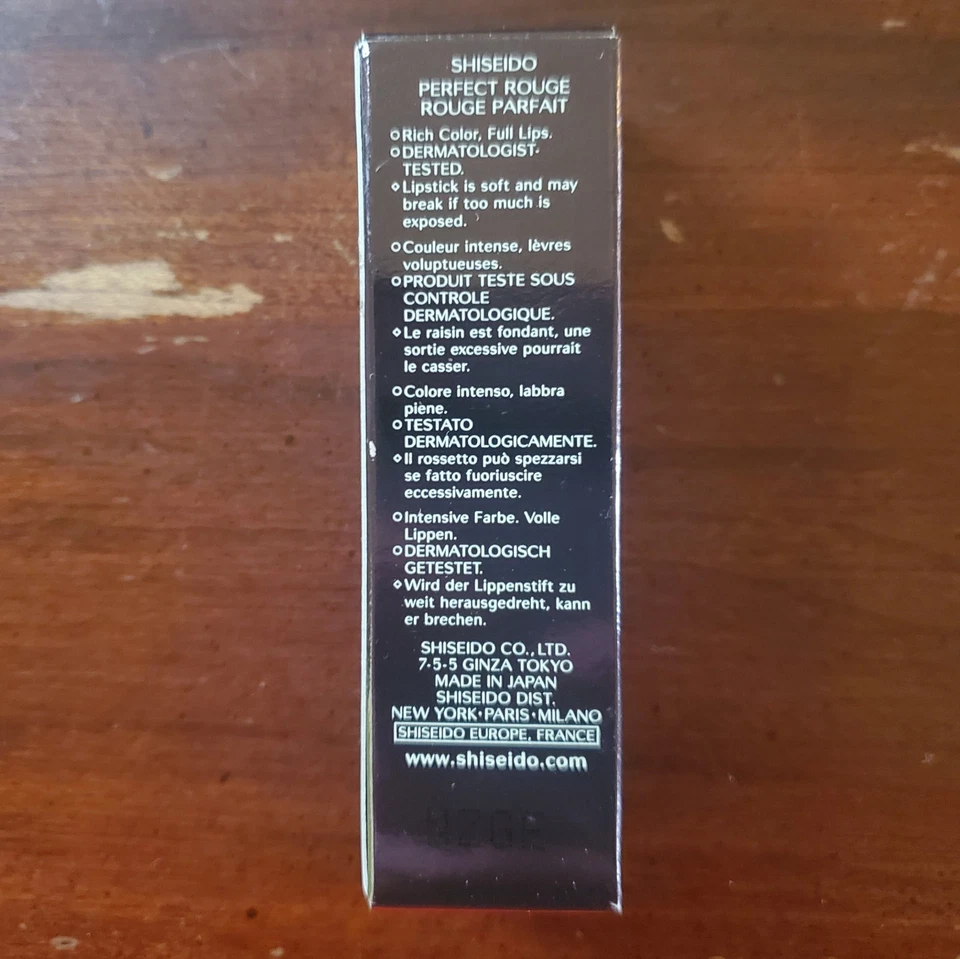 RARO Shiseido 'Perfect Rouge' PK 307 Color de Labios/Pegazo NUEVO 'Rosa Flamenco Claro' Foto 4 de 4