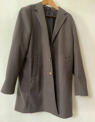 Gr.M C&A Herren Business Braun Mantel-Normalgröße Neu Geschmeidiges Innenfutter - Bild 1 von 4