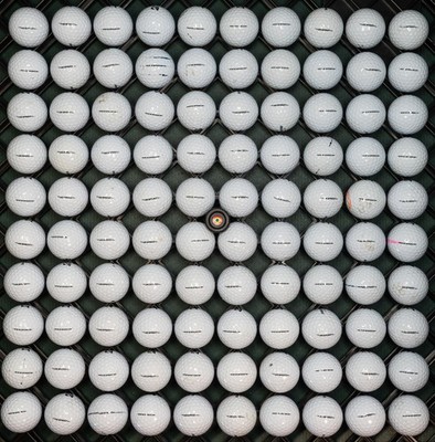 100 Used Bridgestone E 6/12 Speed Mix golf balls. A3 A4. Lot BE#SM 01