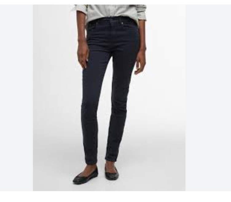 Barbour Essential Slim Jeans Pants for Women | Blue MSRP$200 British Elegance image 3