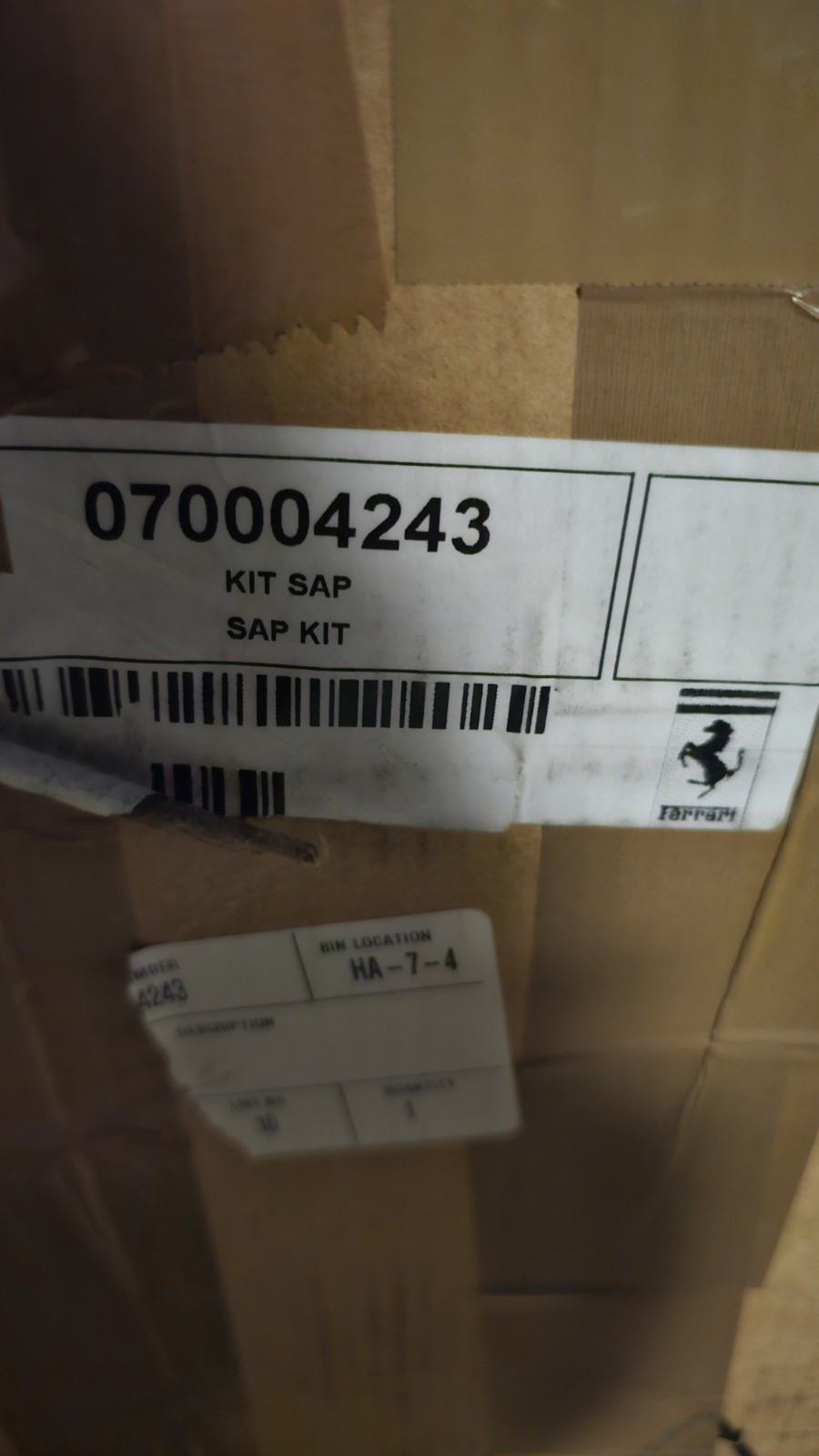 FERRARI DCT7 SAP KIT 70004243 LUSSO 488 PORTOFINO 812 F12 