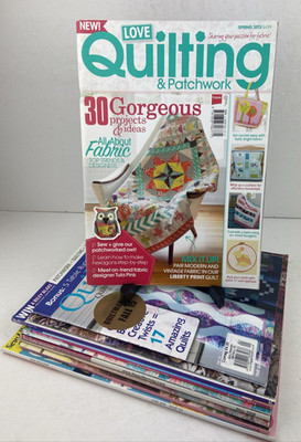 Quiltmaker Quilting & Patchwork Magazine Bundle X10 Vintage 1986-2019 Issues VGC