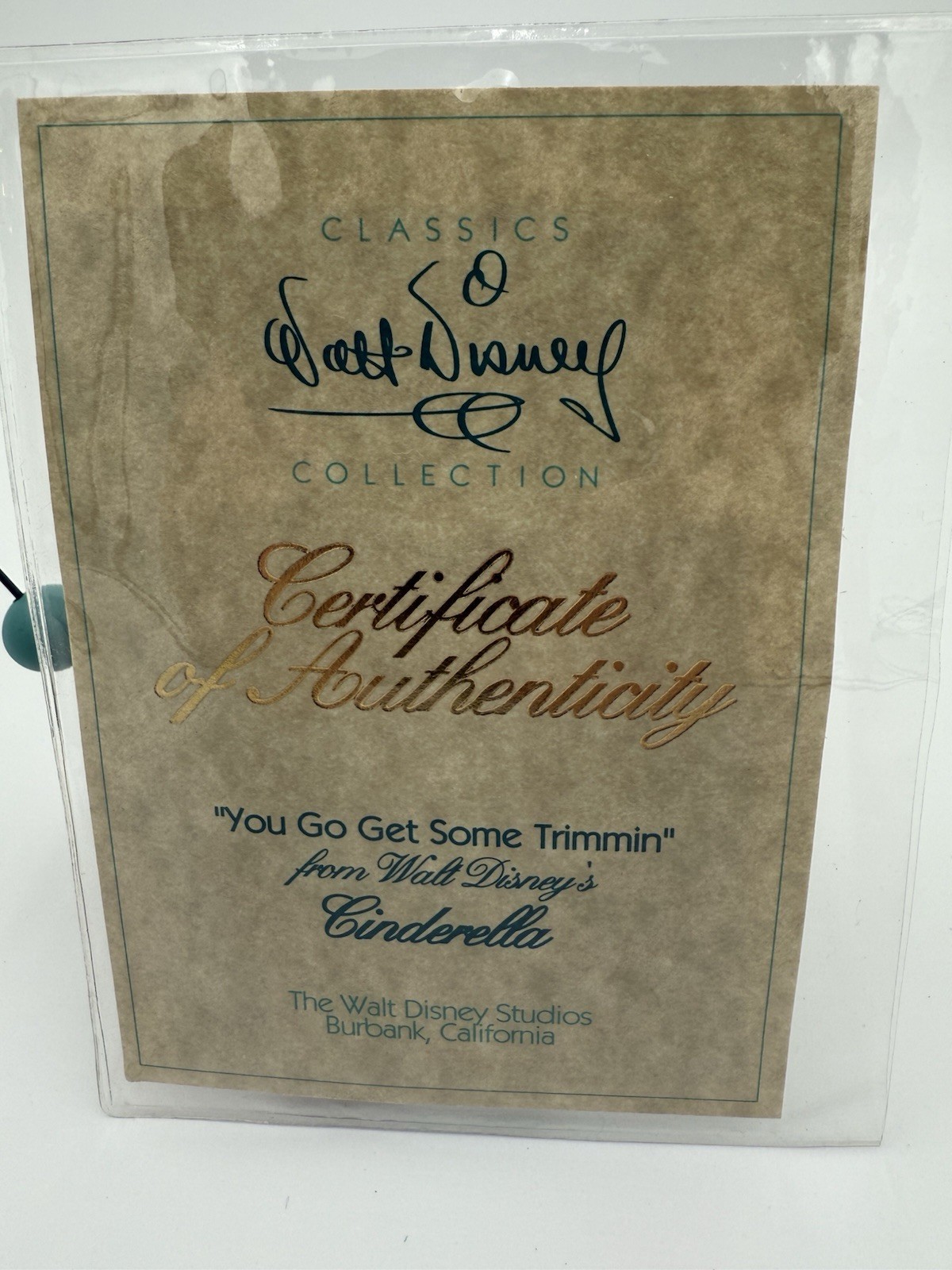 WDCC Gus You Go Get Some Trimmin' Disney's Cinderella 1993 Retired With COA