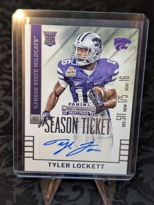 2015 Panini Contenders Draft Picks , Tyler Lockett, ''Rookie Autograph'', Wildcats