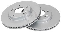 2X Bremsscheibe Beschichtet A.B.S. 18202 FüR UD ADA PRO KIA AD CEE JD MD Hyundai
