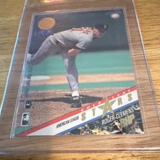 Leaf Gold Leaf Stars 1993 Roger Clemens & Doug Drabek Baseball Card