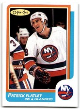 1986-87 O-Pee-Chee Patrick Flatley New York Islanders #162